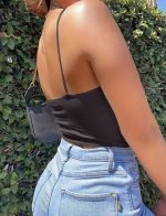 Haut de Camisole d'été Décontracté à Lacets Creux EZwear - Parfait pour les journées chaudes